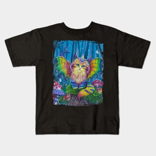 Prism Kids T-Shirt by MoniWolf